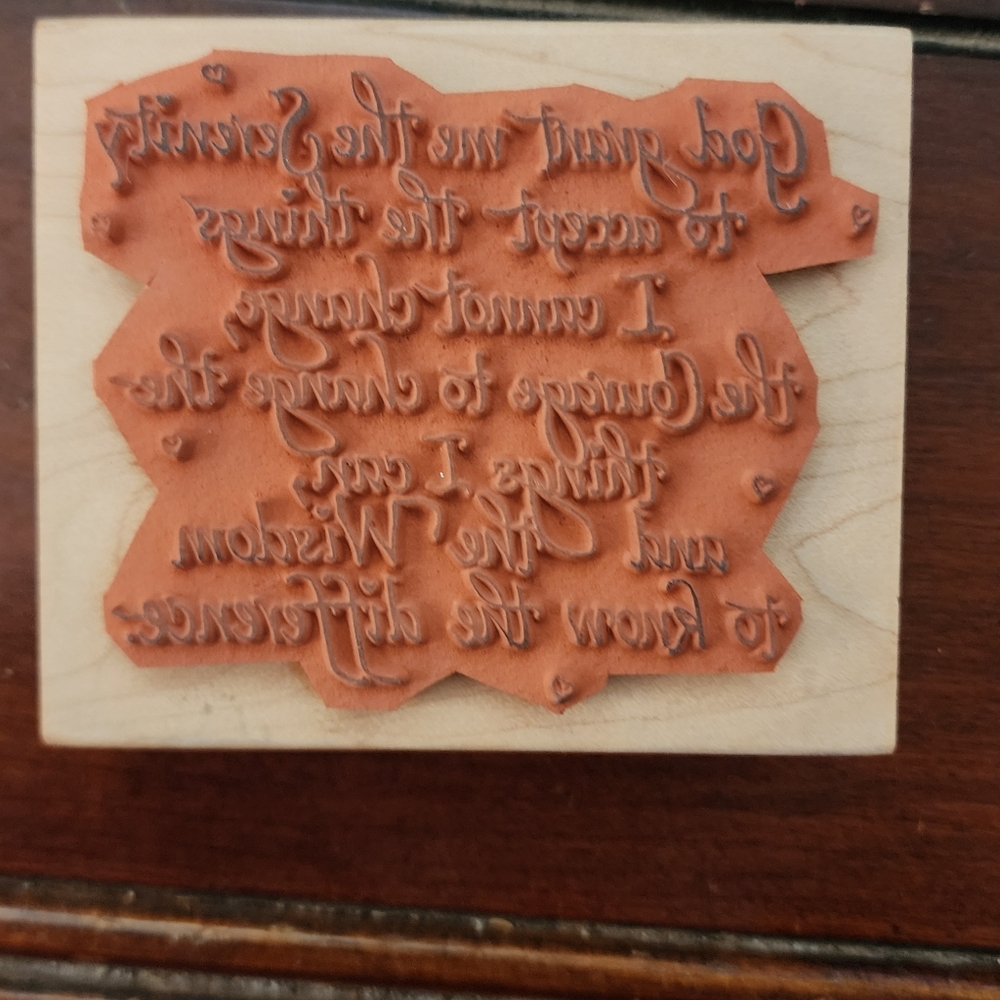 3 XL Inspirational Wooden Stamps - Picture 6 of 6
